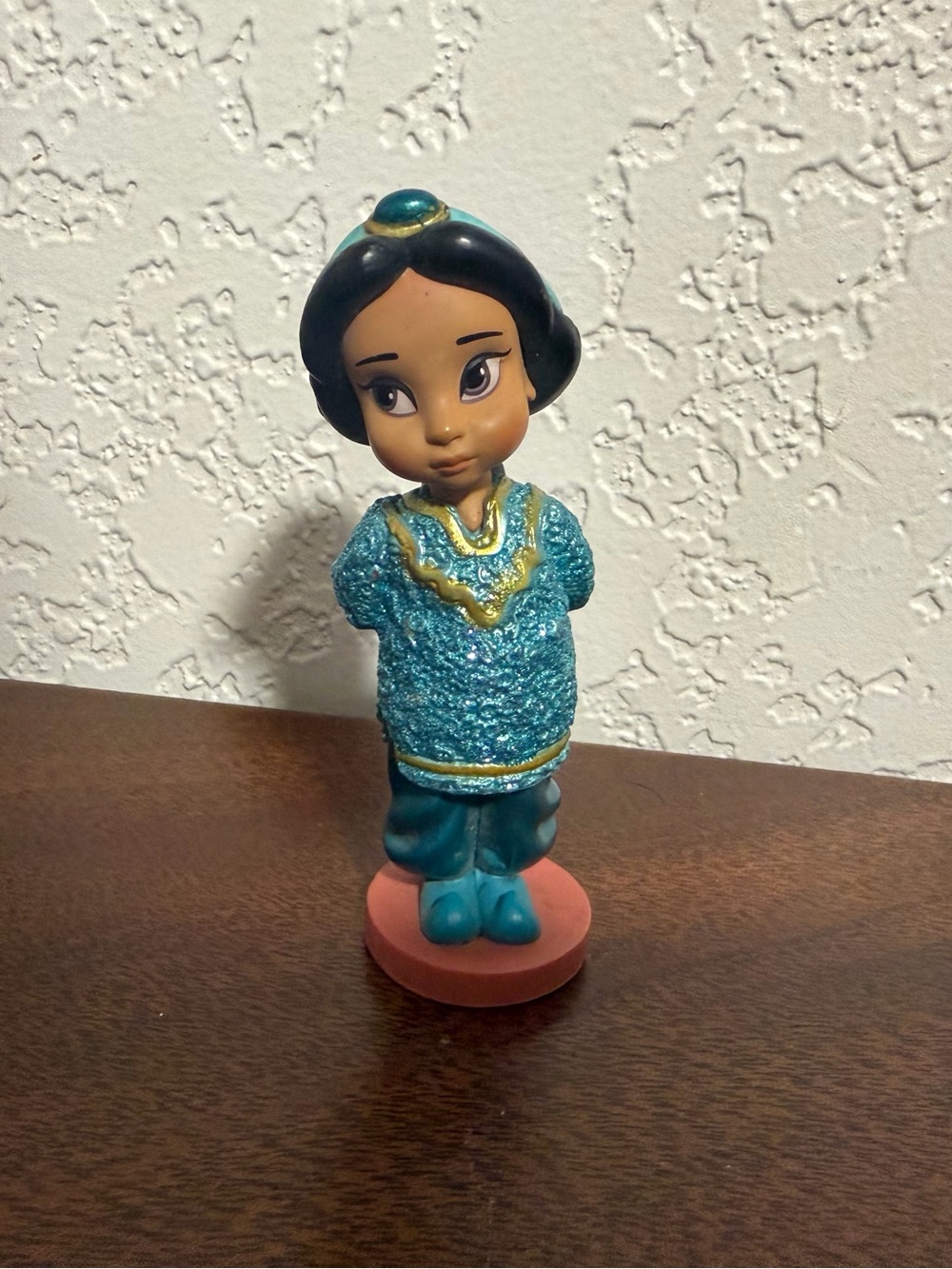 Disney Animators Collection Young Toddler Jasmine Figure Doll 3”